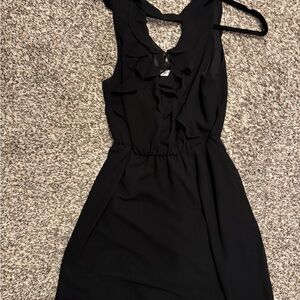 BCBGeneration Black Halter Cocktail Dress